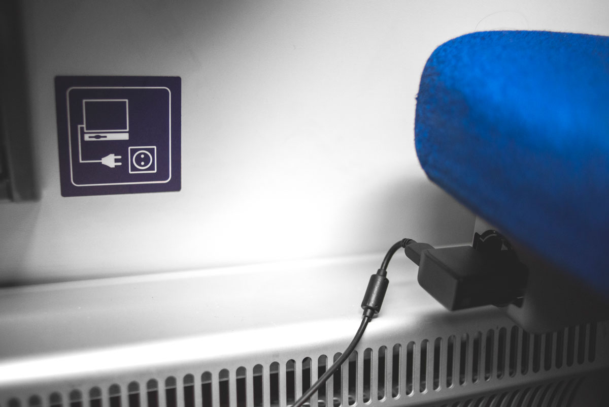 Socket passenger in railway 